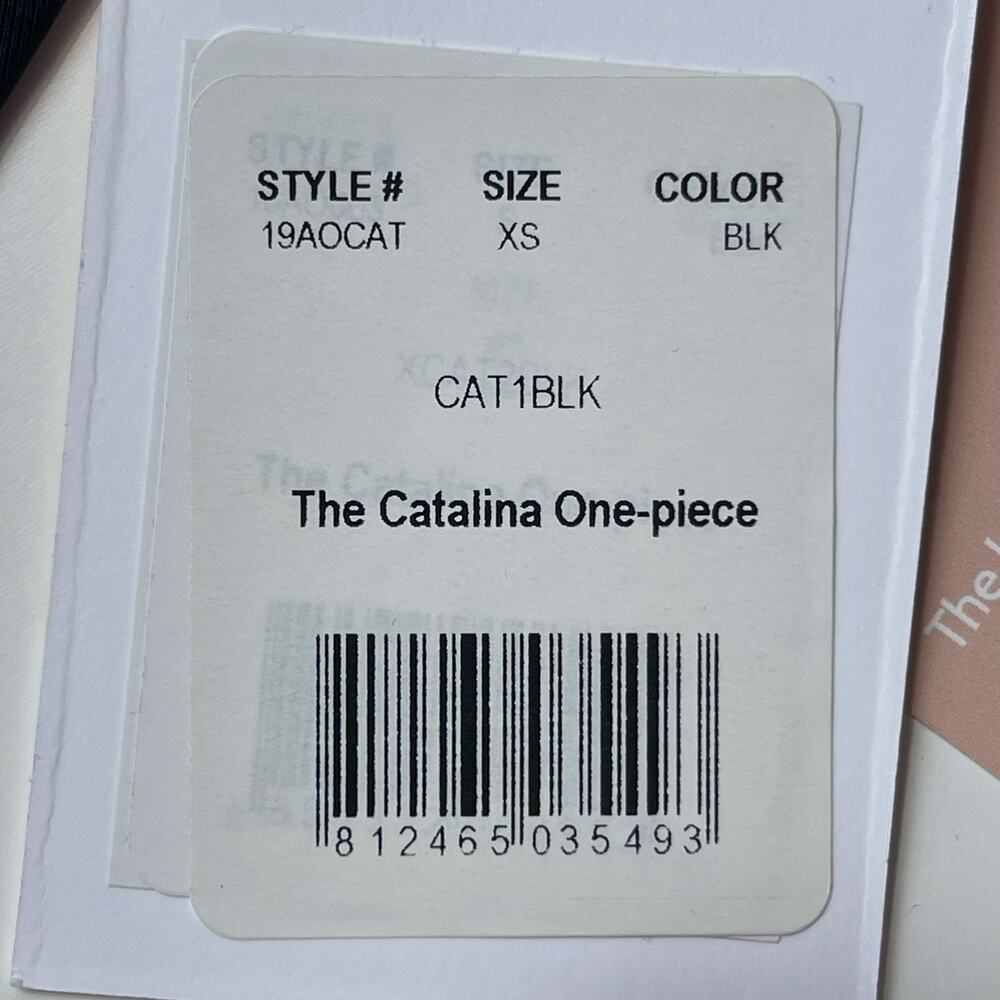 Andie Swim The Catalina One Piece Swimsuit XS Black NWT - Picture 3 of 15